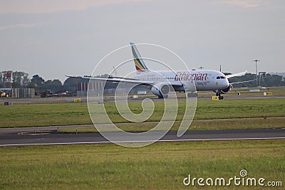 Ethopian Airlines airplane Editorial Stock Photo